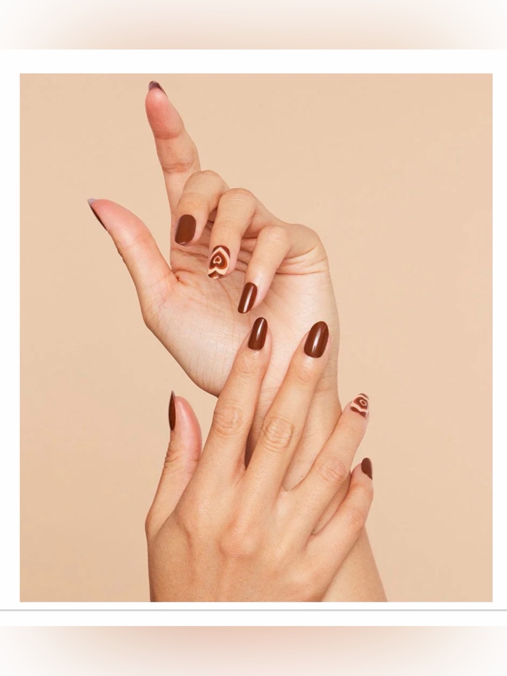 GLAMNETIC ‘Sugar and Spice’ Short Round Press-On Nails Kit